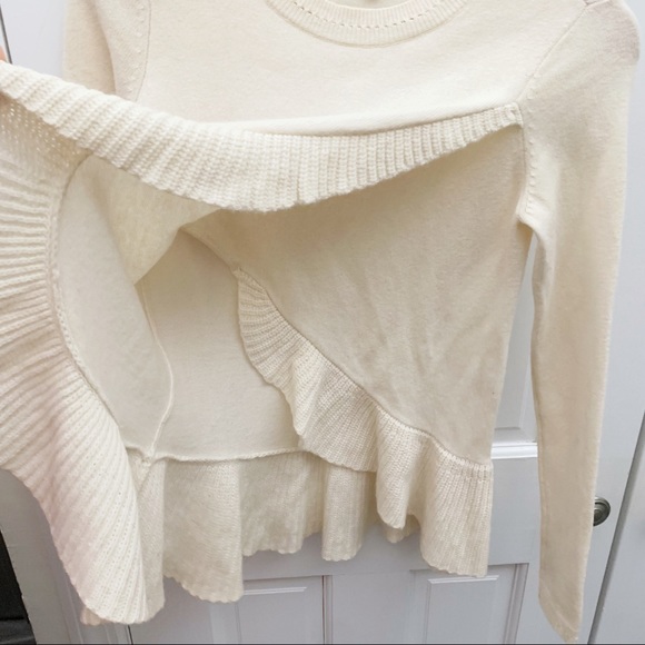 Intermix Carey Ruffle Sweater - Picture 5 of 7